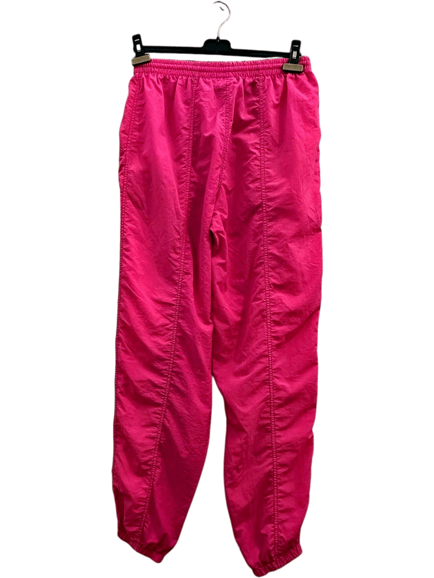 Vintage 90s Pink Nylon Track Pants by Diwa - Size S 1