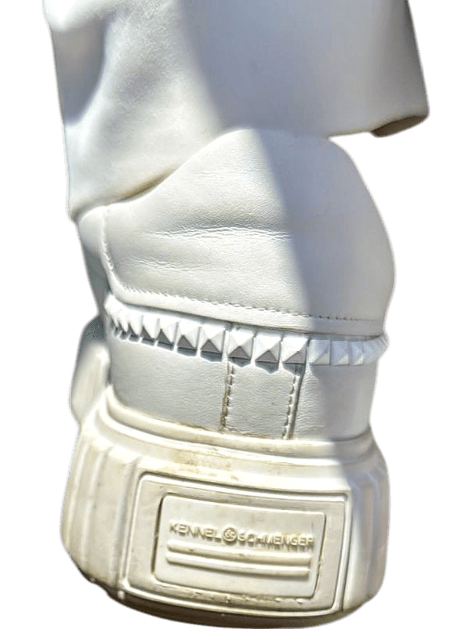 Kennel & Schmenger Plateau-Sneaker mit Nieten - Weiß 3