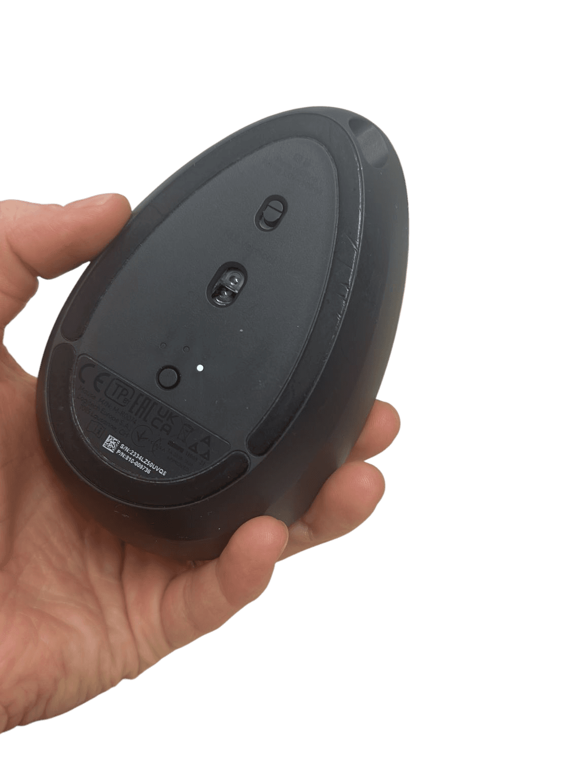 Logitech MX Vertical Ergonomic Wireless Mouse - Black 3