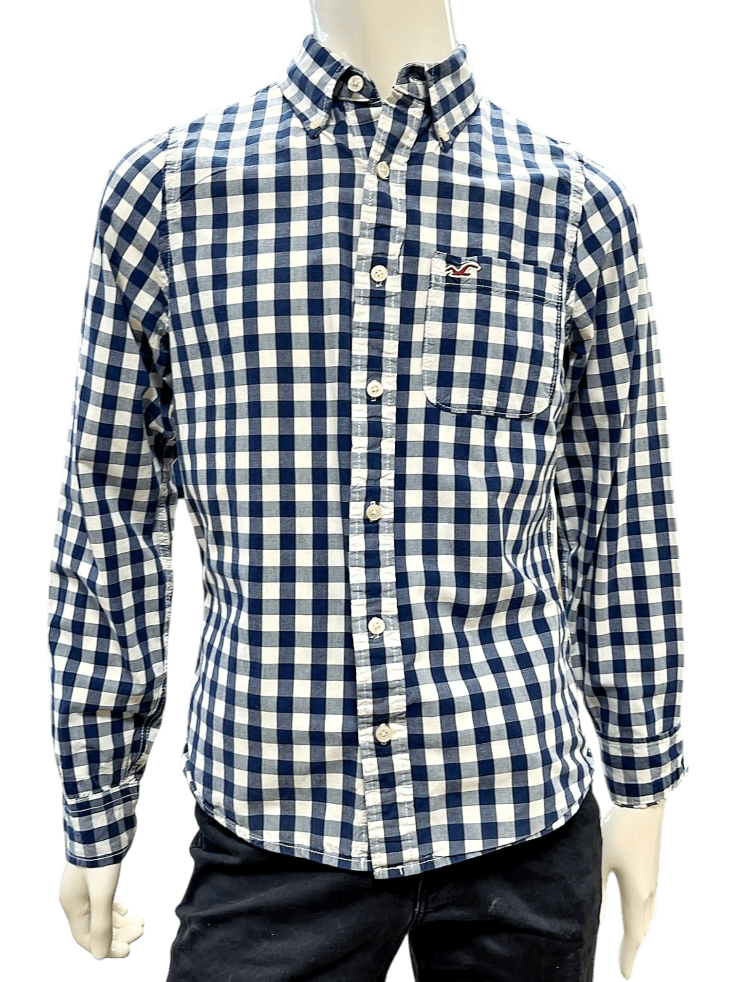 Hollister Karo Button Down Hemd - Größe M 1