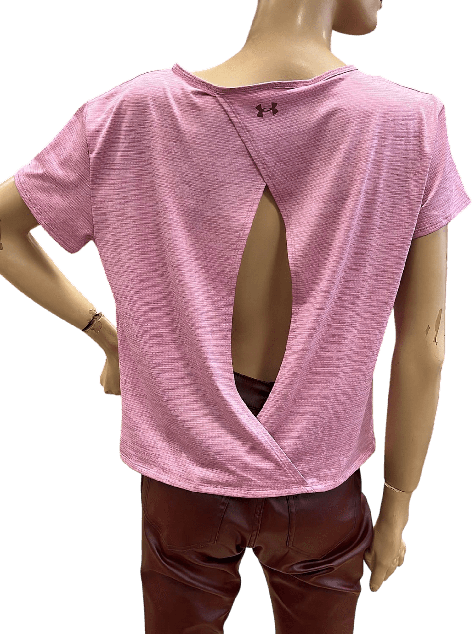 Under Armour HeatGear Loose Damen Sportshirt S Pink 2