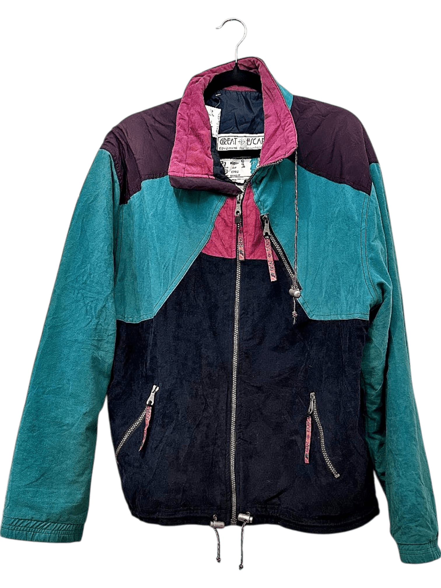 Vintage Great Escapes Windbreaker Jacket - Size 52 1