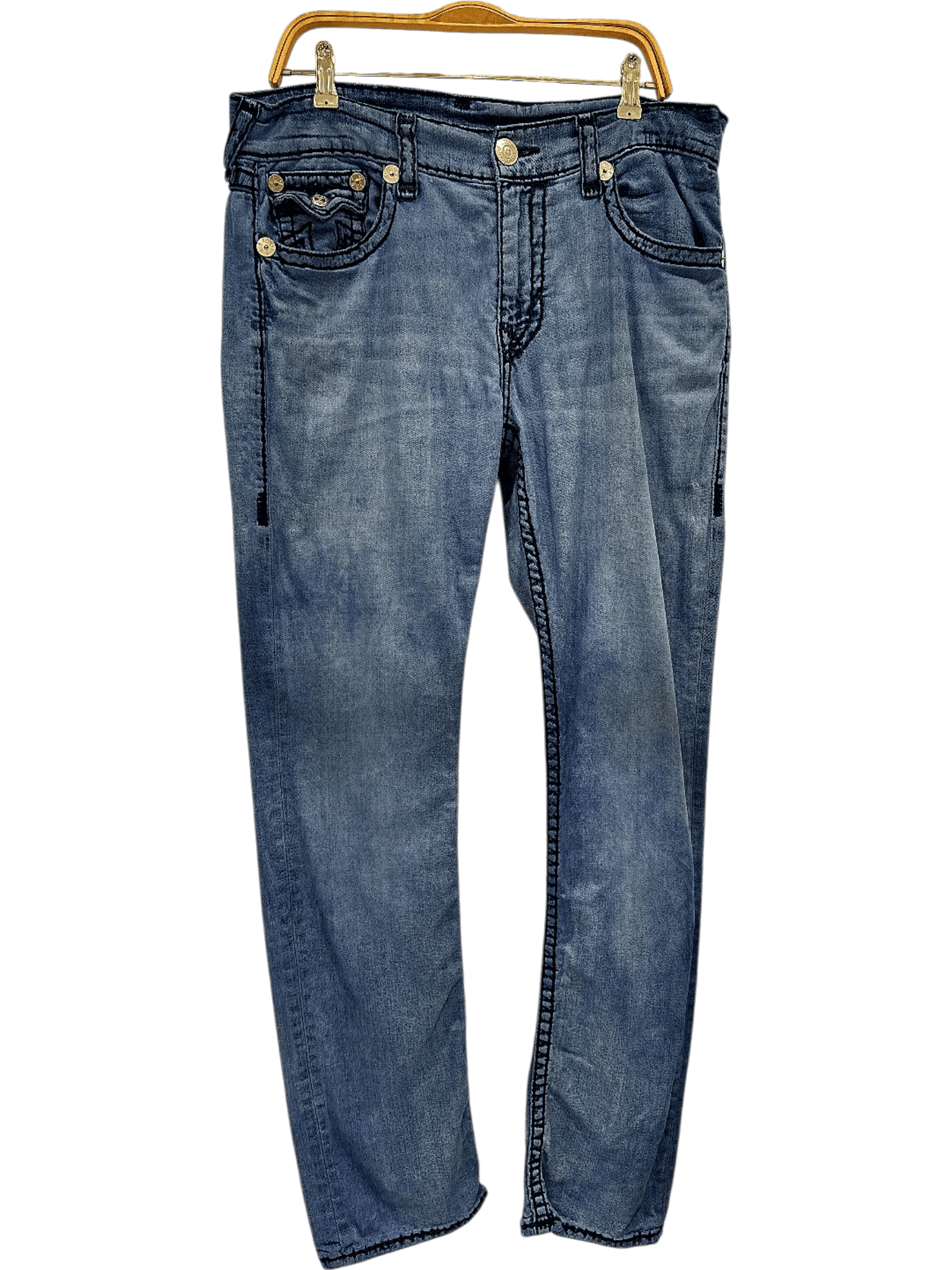 True Religion Light Blue Jeans - Size 36 1