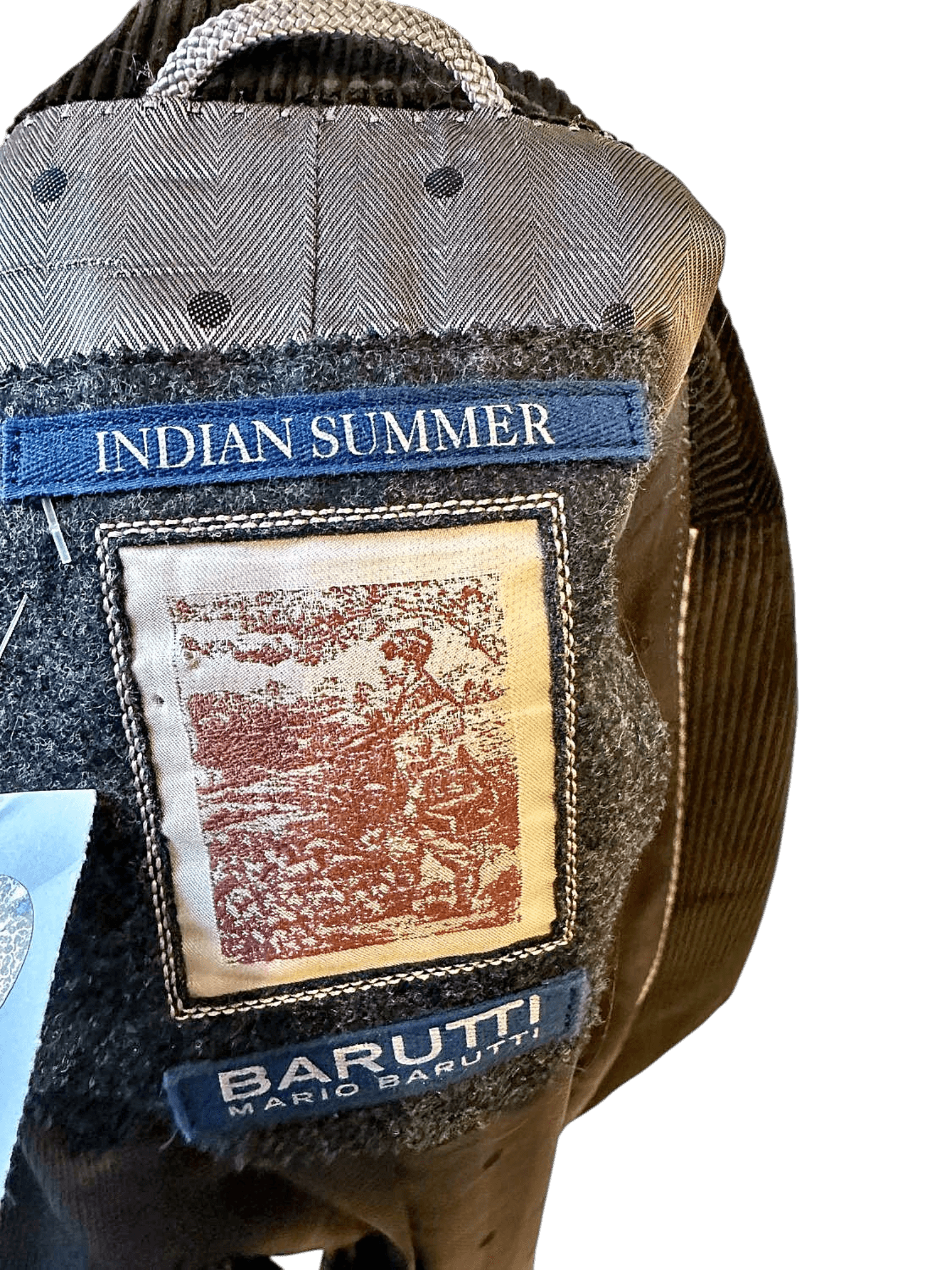 Barutti Black Corduroy Blazer - Indian Summer Collection Slim Line 4