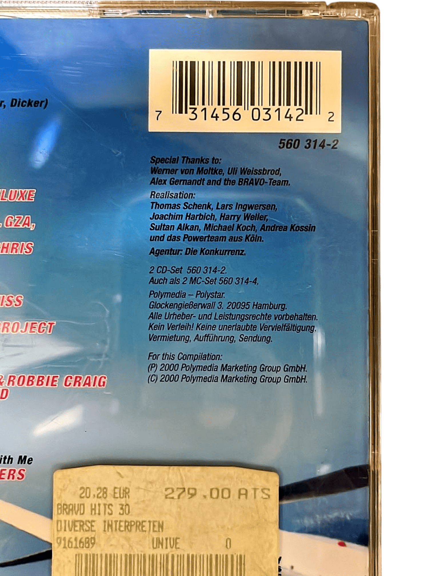 Bravo Hits 30 - Doppel-CD Compilation mit Hits von Bon Jovi, Britney Spears 3