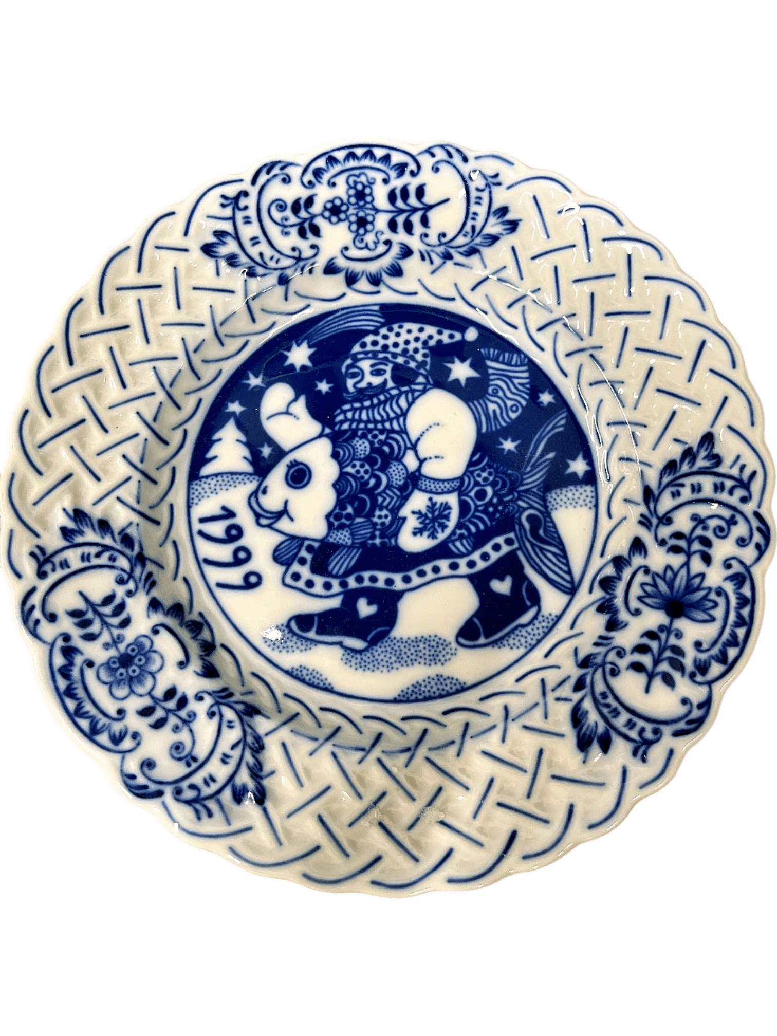 Sammelteller Bohemia Zwiebelmuster 1999 1