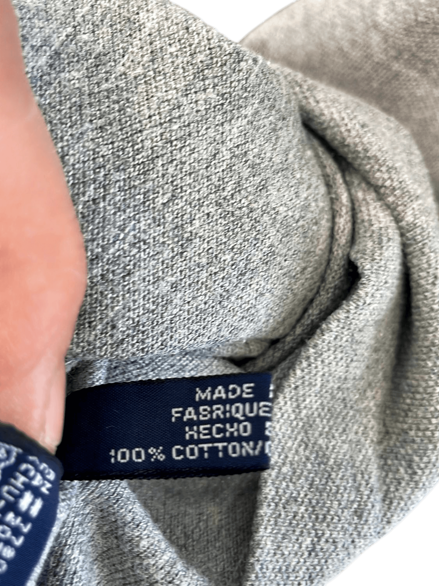 Tommy Hilfiger Grey Long Sleeve Polo Shirt - Size S 4