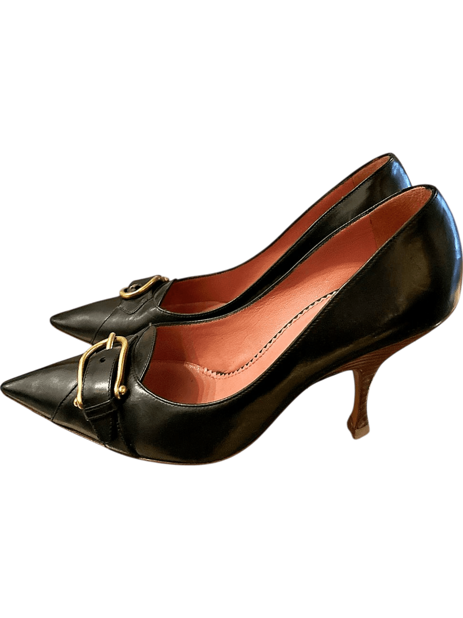 Yves Saint Laurent Leather Heels - Size 37 3