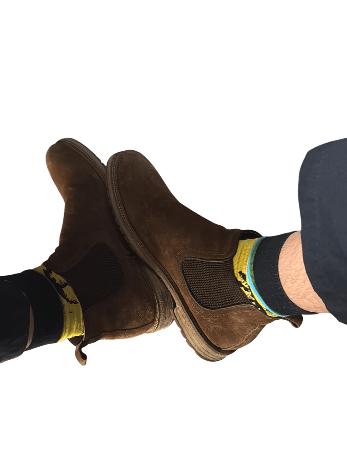 Vagabond Brown Suede Chelsea Boots - Men's