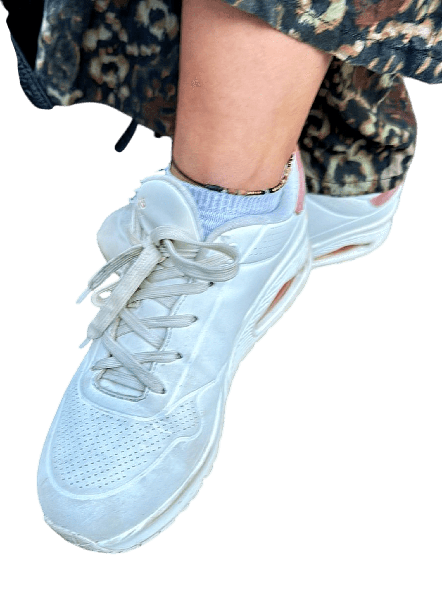 Skechers Damen Sneakers Weiß/Rosa 1