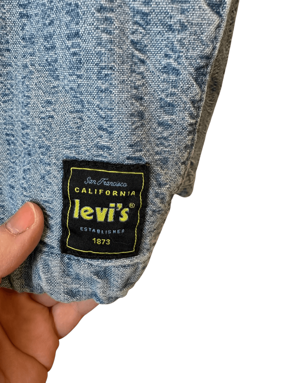 Vintage 90s Levi's Premium Denim Hooded Pullover Jacket - Size XL 4