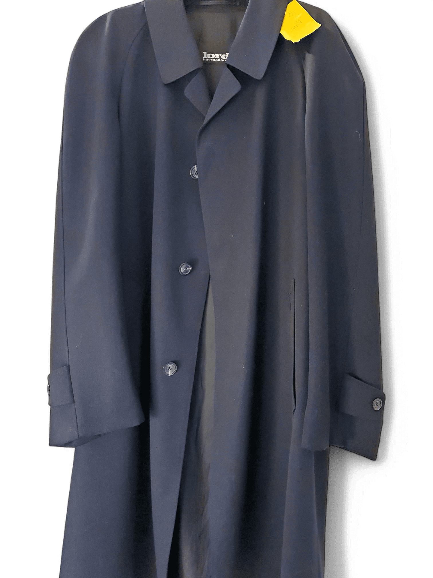 Lord Schwarzer Trenchcoat - Klassischer Herrenmantel 1