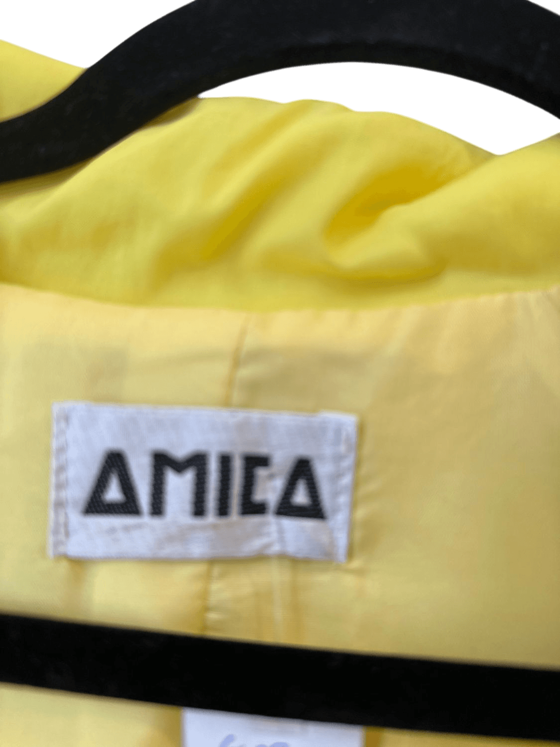 AMICA Bright Yellow Waterproof Double-Breasted Jacket - Size S 4