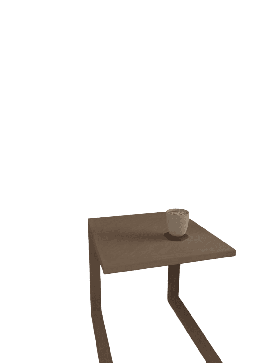 Minimalist Wooden Side Table with Open Shelf Storage 2