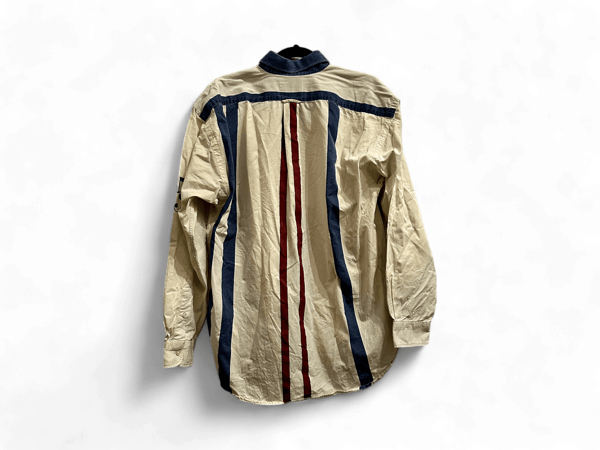Modern 100% Cotton Blue and White Button-Down Shirt 2