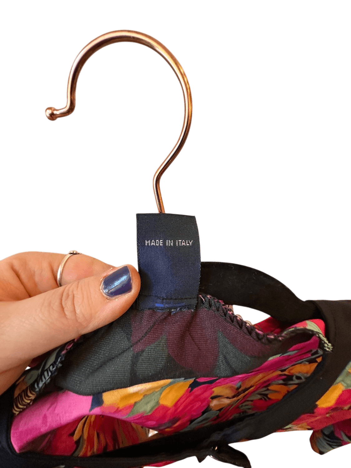 vintage 80s Bluse mit schwarzer Einfassung - Größe 50 5