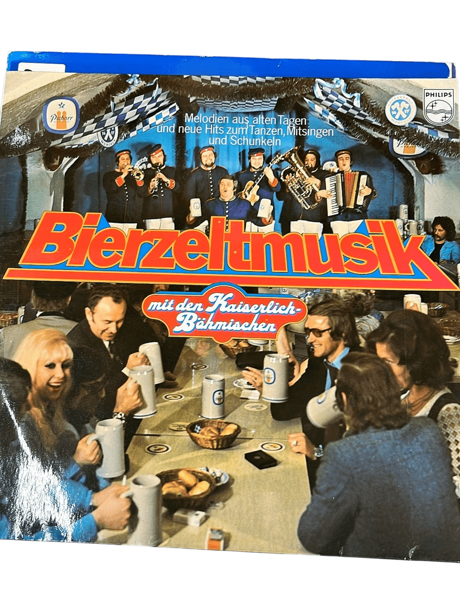 Vinyl: Bierzeltmusik mit den Kaiserlich-Böhmischen (Philips) 1