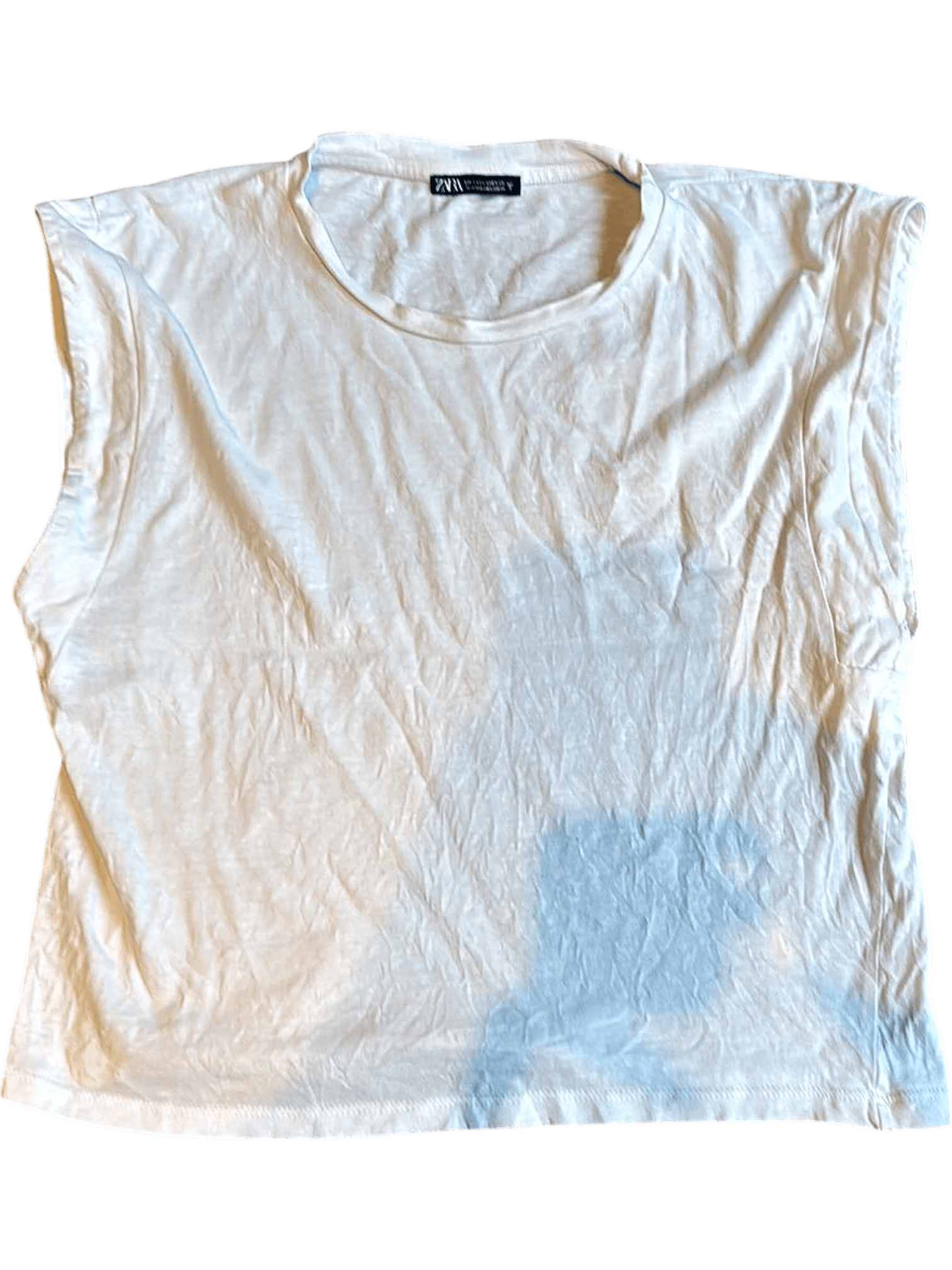 Zara Weißes Tank Top - Größe S/M 1