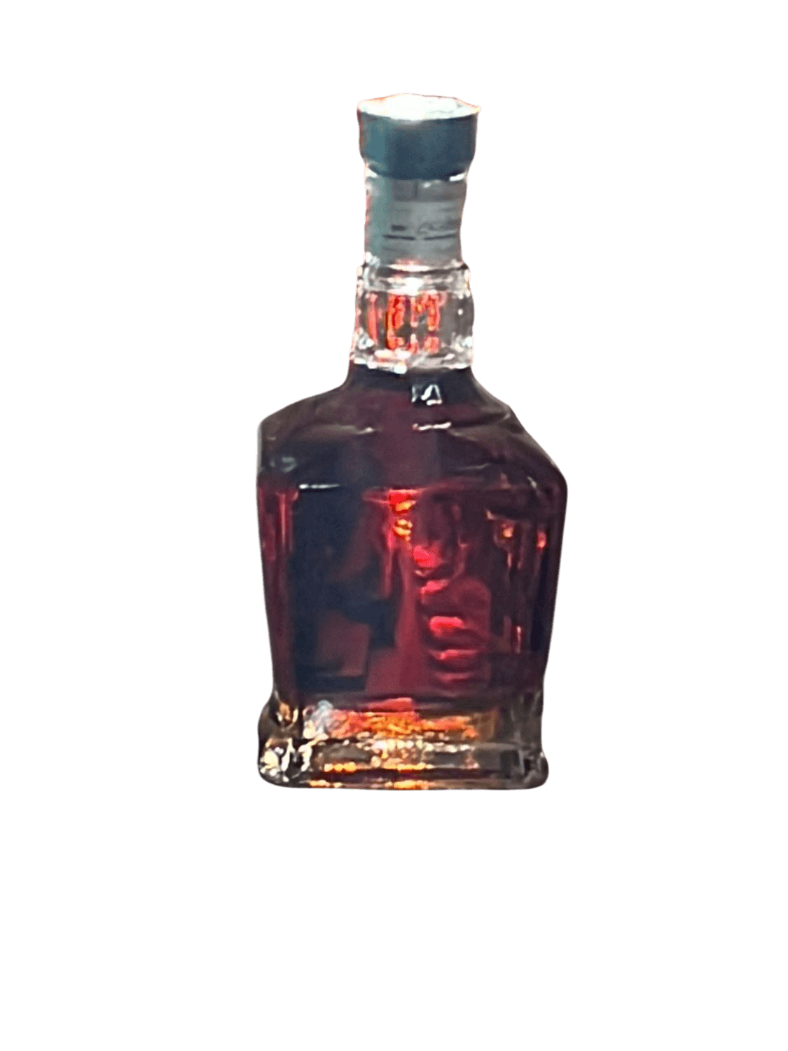 Disaronno Decorative Glass Bottle with Embossed Face Design 5