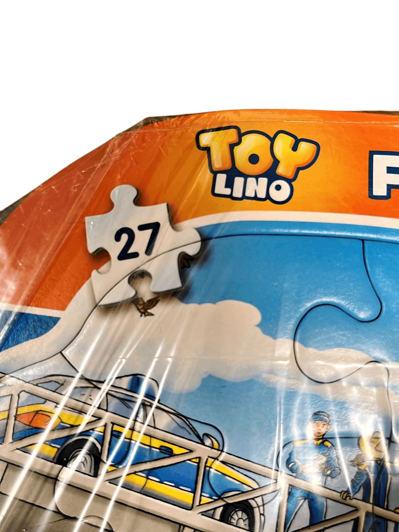 Toy Lino Feuerwehr im Einsatz Konturpuzzle mit 27 Teilen für Kinder ab 3 Jahren 2