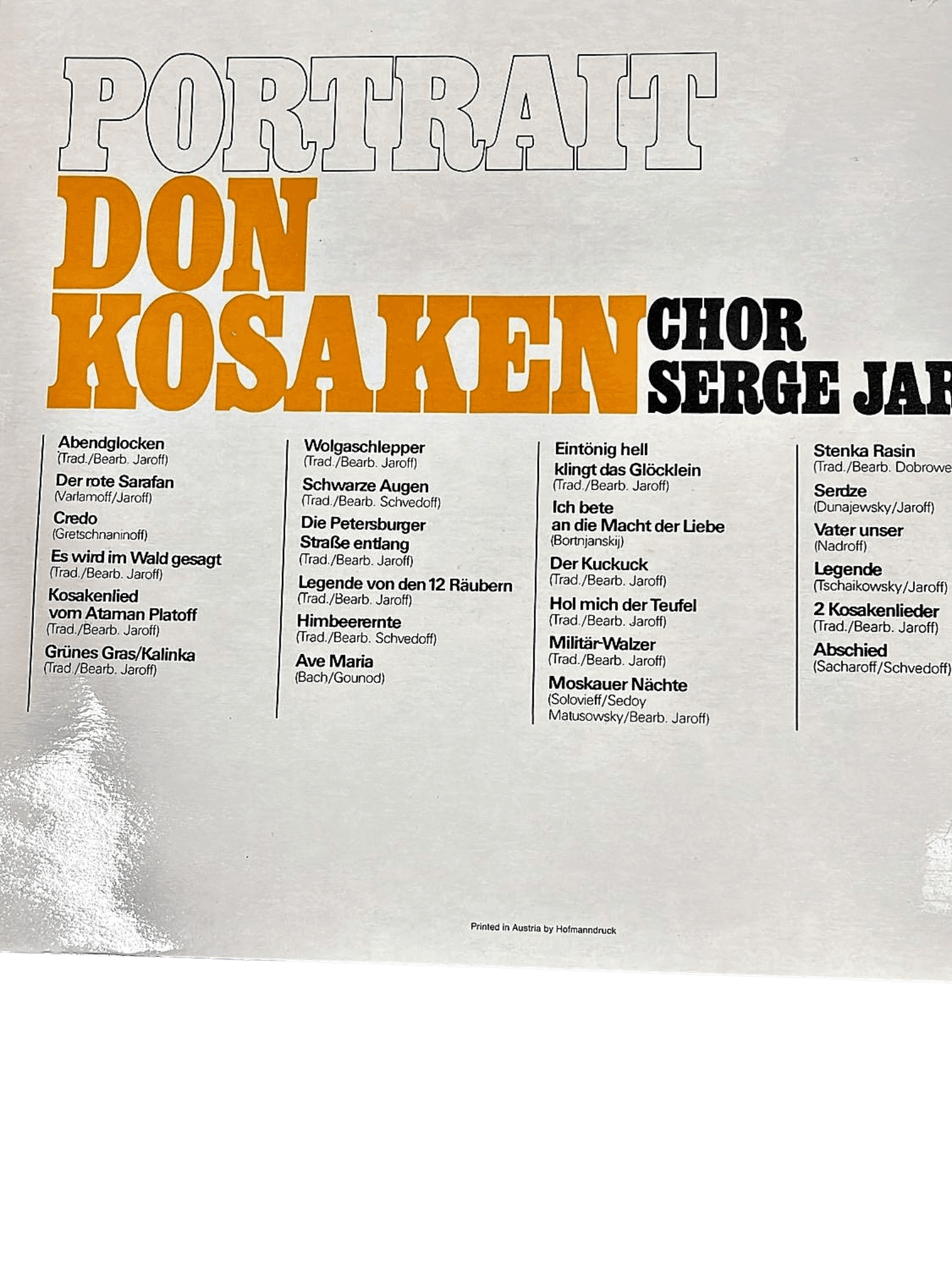 Vinyl: 50 Jahre Don Kosaken Chor - Serge Jaroff (Polydor) 2