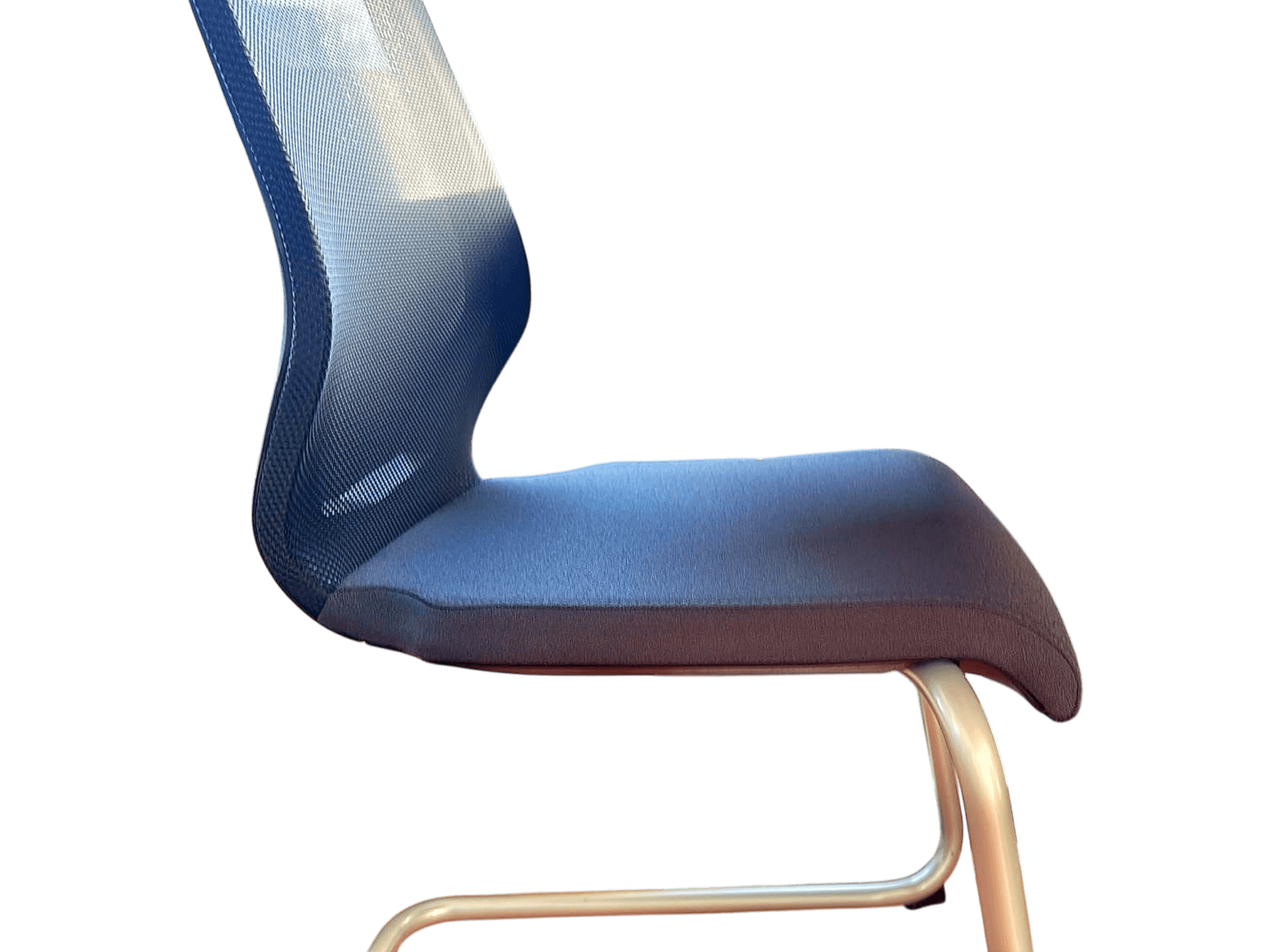 Ergonomischer Bürostuhl mit Netzrückenlehne und Metallgestell 2