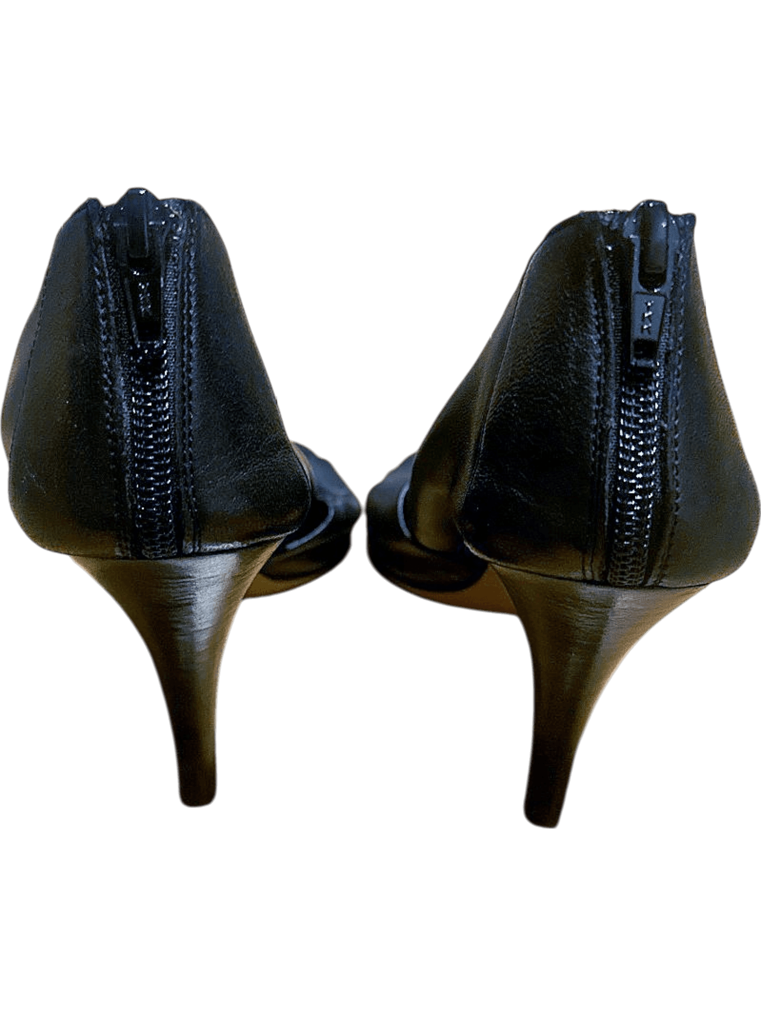 Stylish Black Heels with Unique Knot Design 3