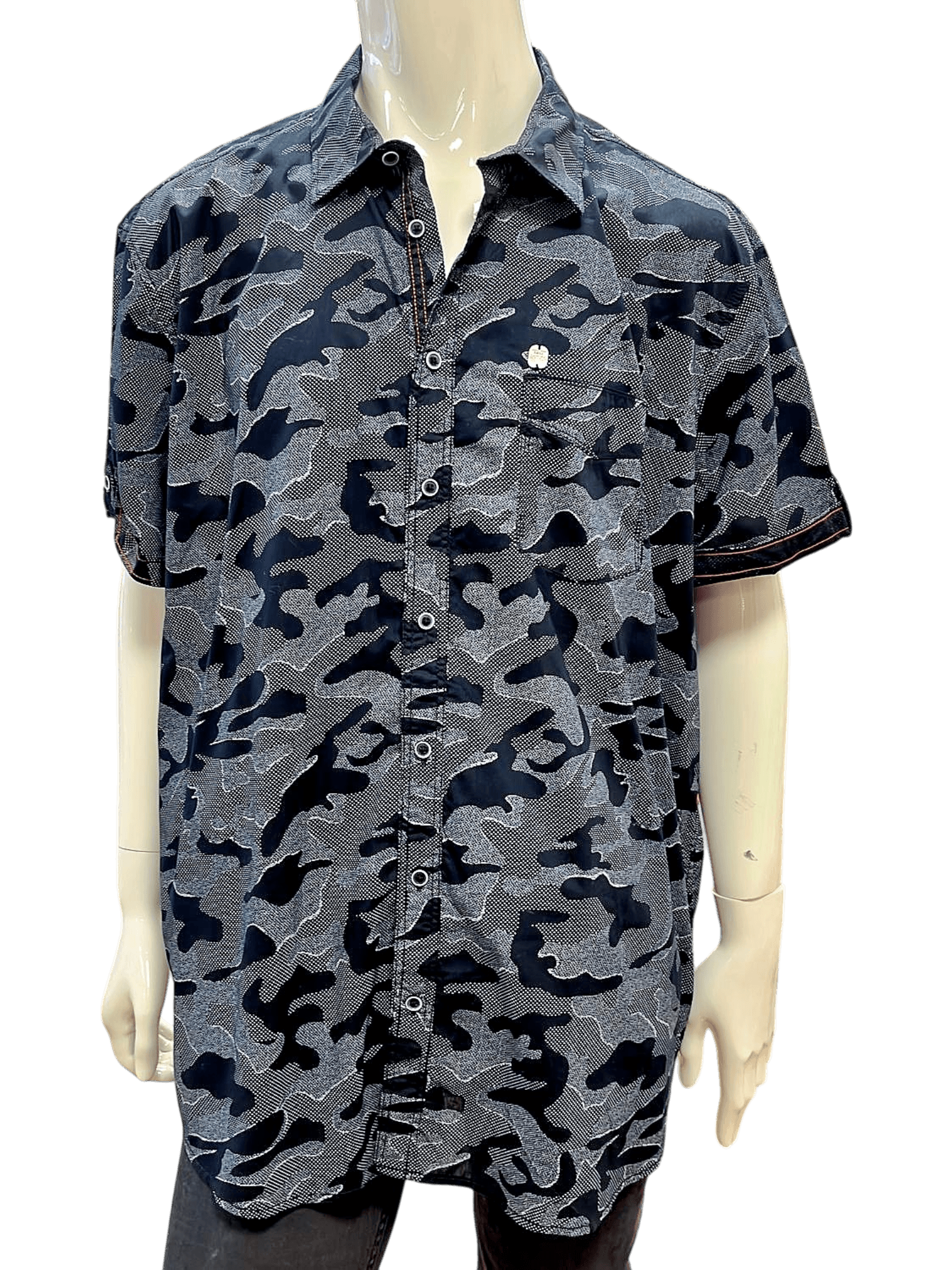 Reward Button-down Hemd Camouflage 3XL 1