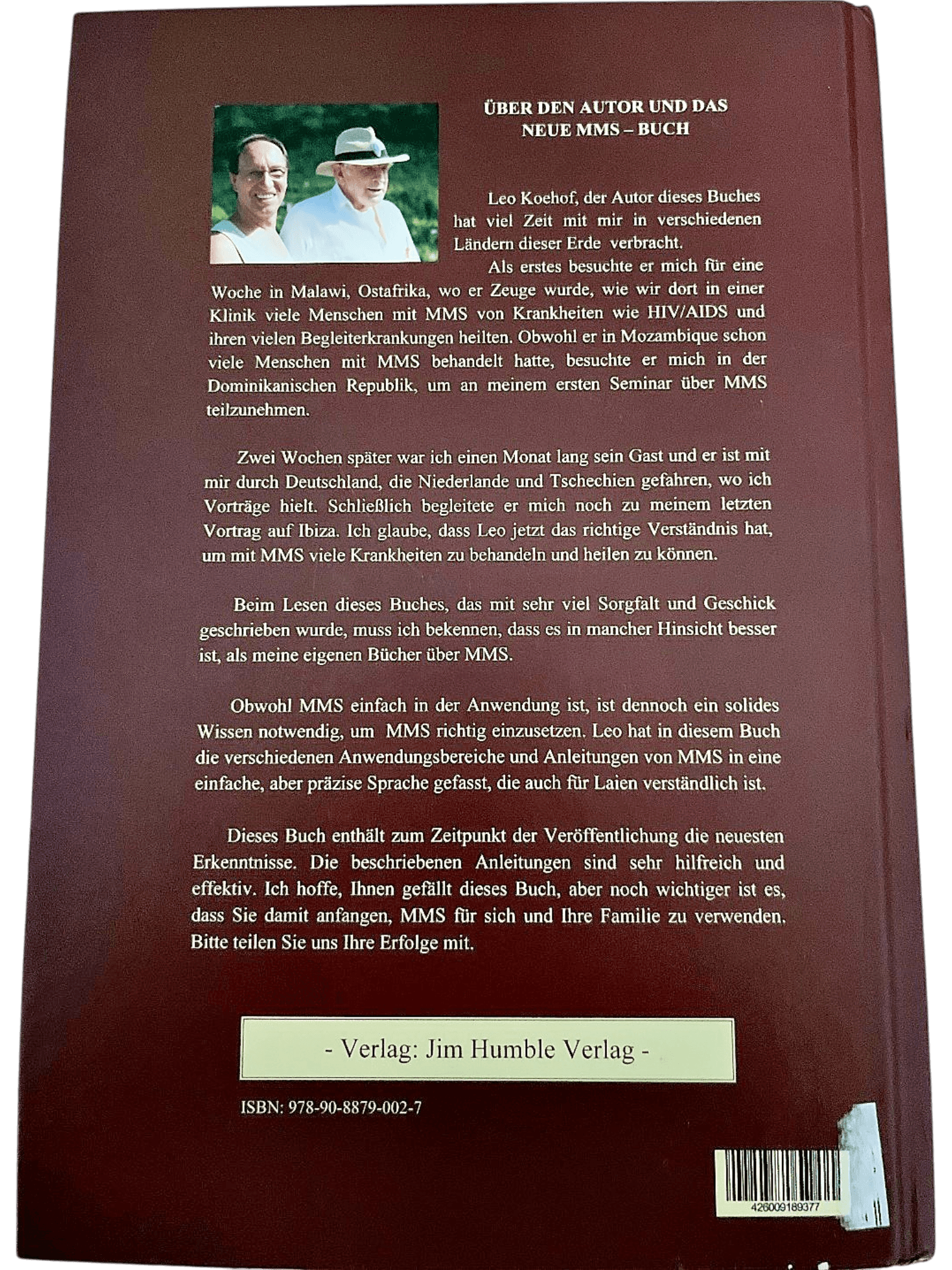 MMS Krankheiten einfach heilen - Buch von Leo Koehof und Jim Humble 2