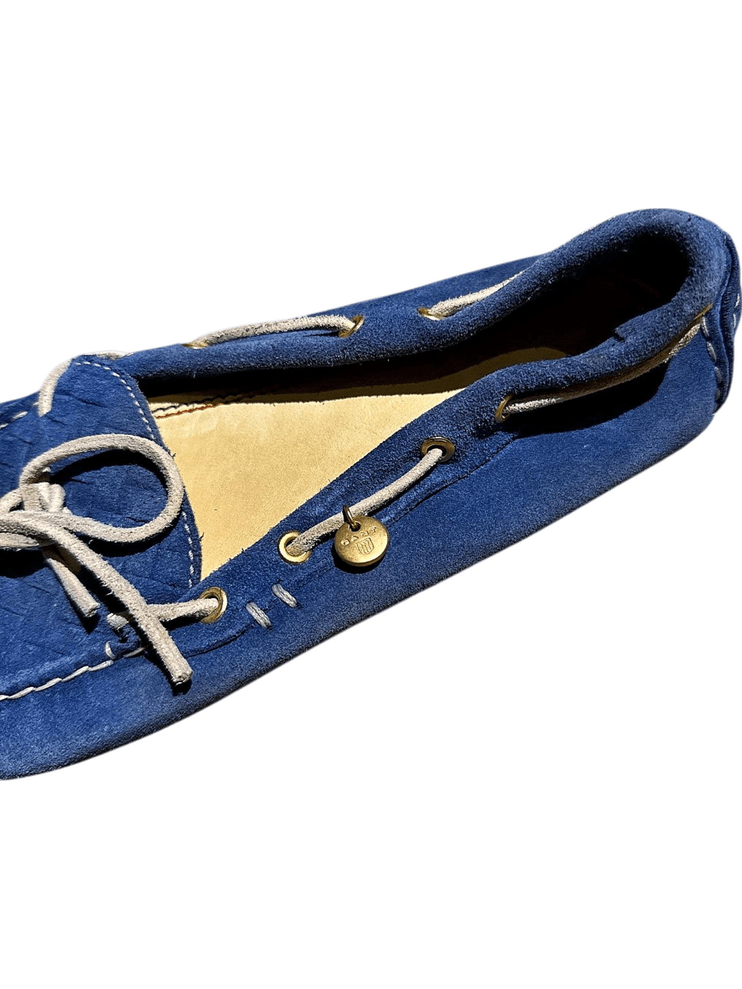 GANT Blue Suede Loafers - Size 40 2