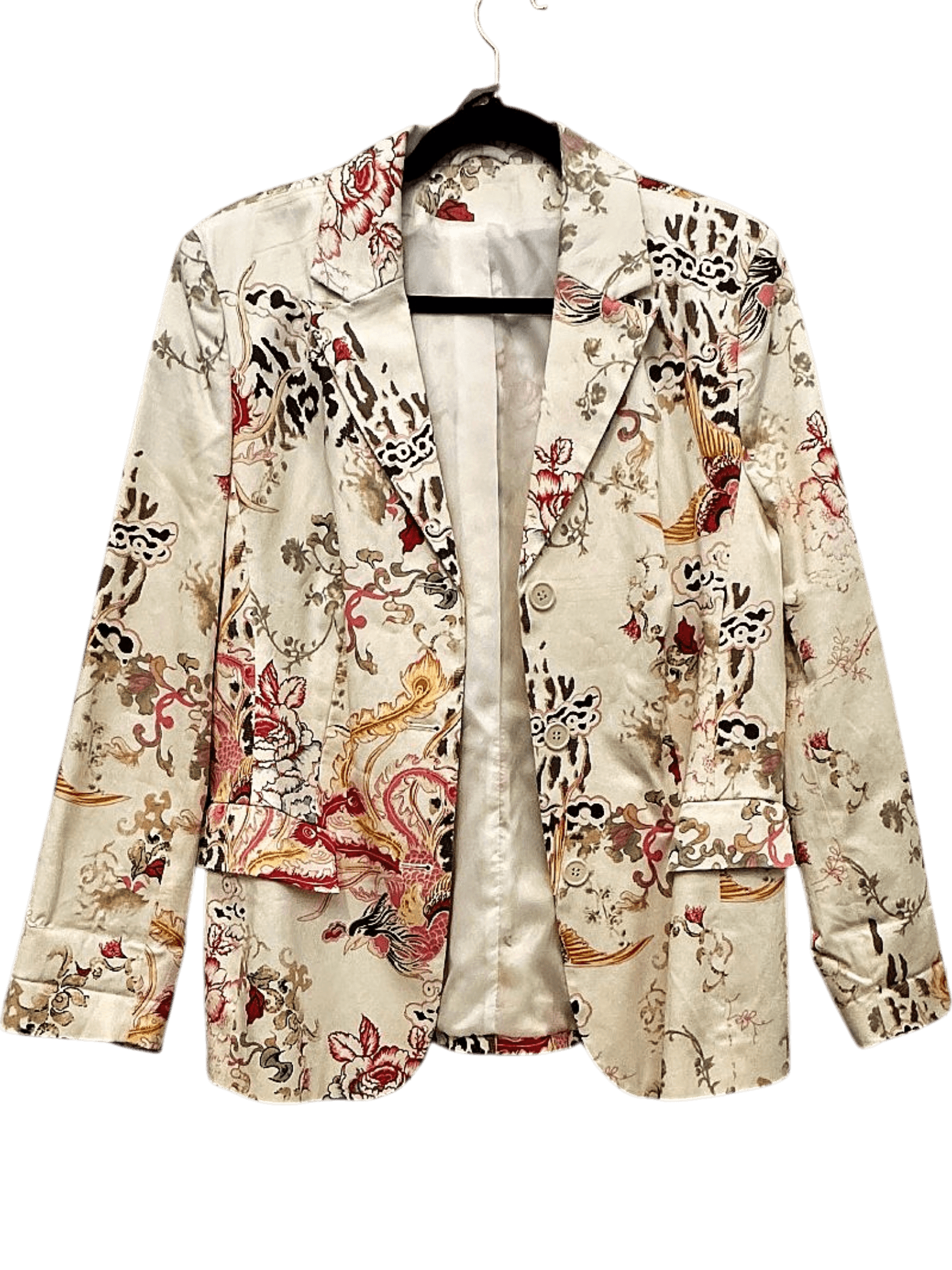 Elegant Floral Print Blazer - Women's Size M - 25€ 1