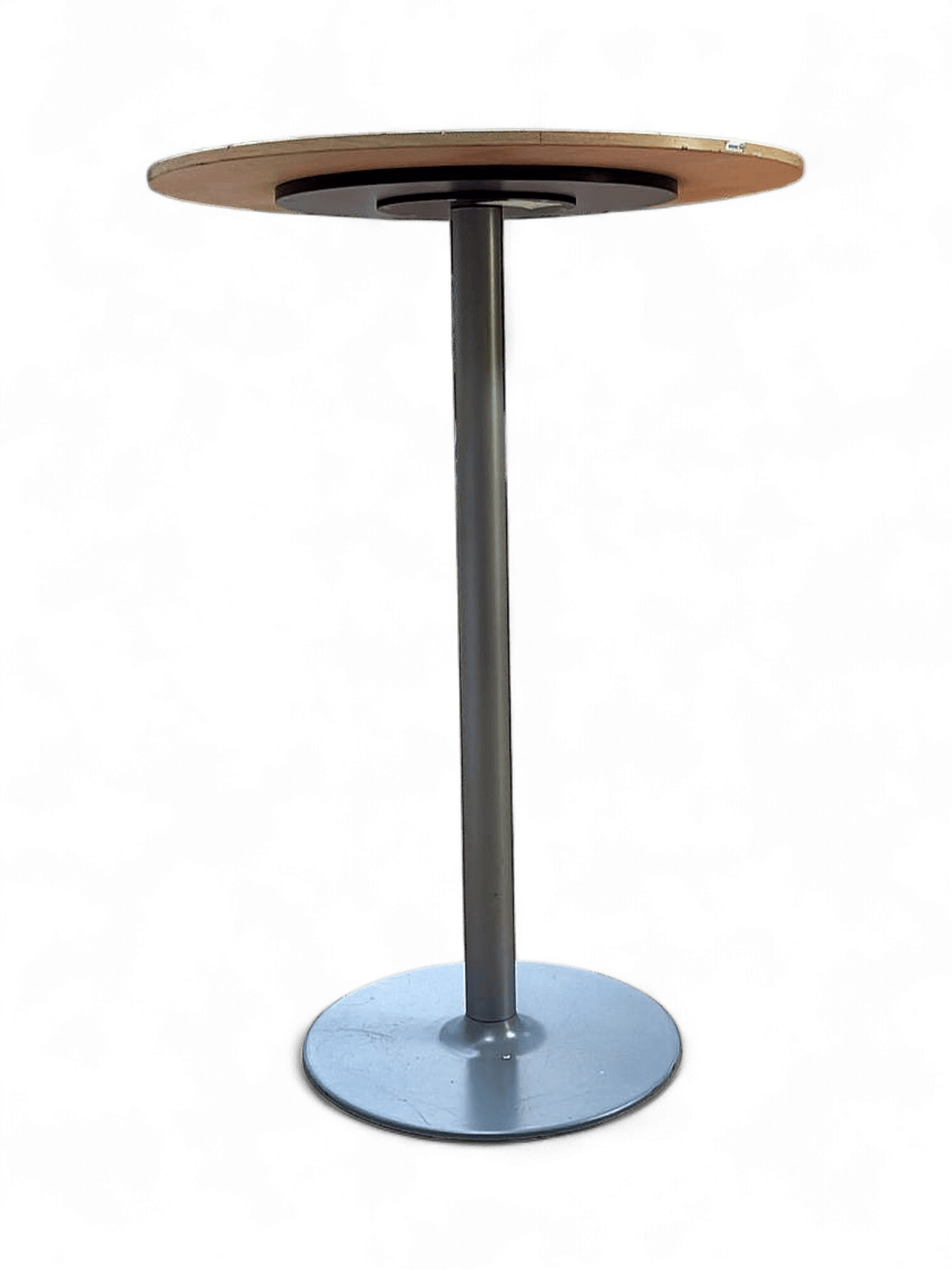 Round High Table with Metal Base 1