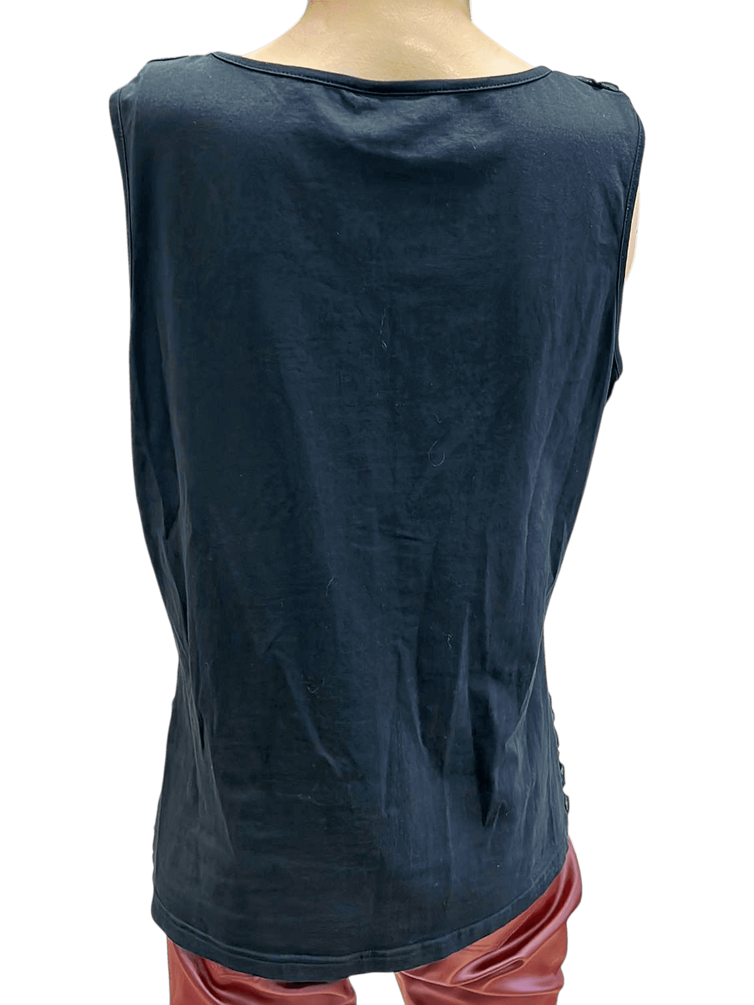 Street One Schwarzes Damen-Top mit Rüschendetails 2