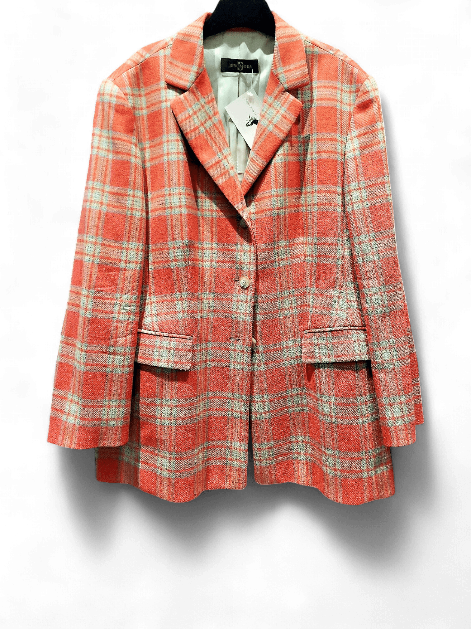 Modern Plaid Blazer by Don Moda 2