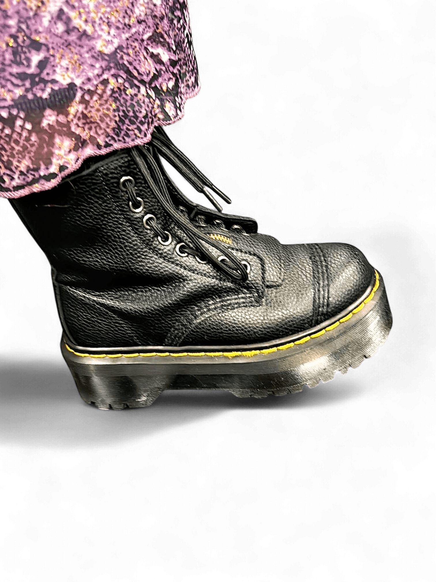 Dr. Martens Jadon Platform Boots - Black Leather 2