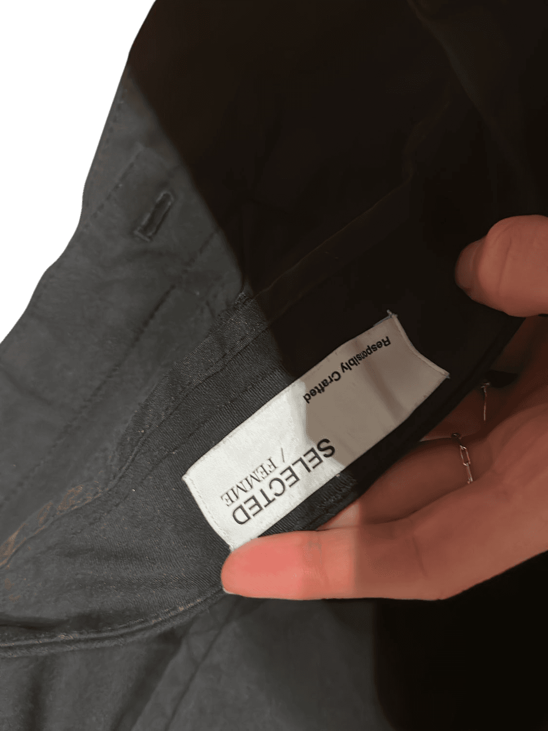 Selected Femme Black Wide-Leg Trousers - Size 36 4