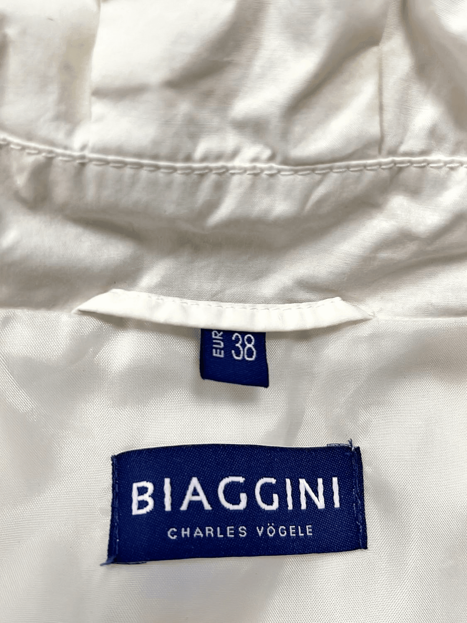 Biaggini Trenchcoat Weiß - Größe 38 4