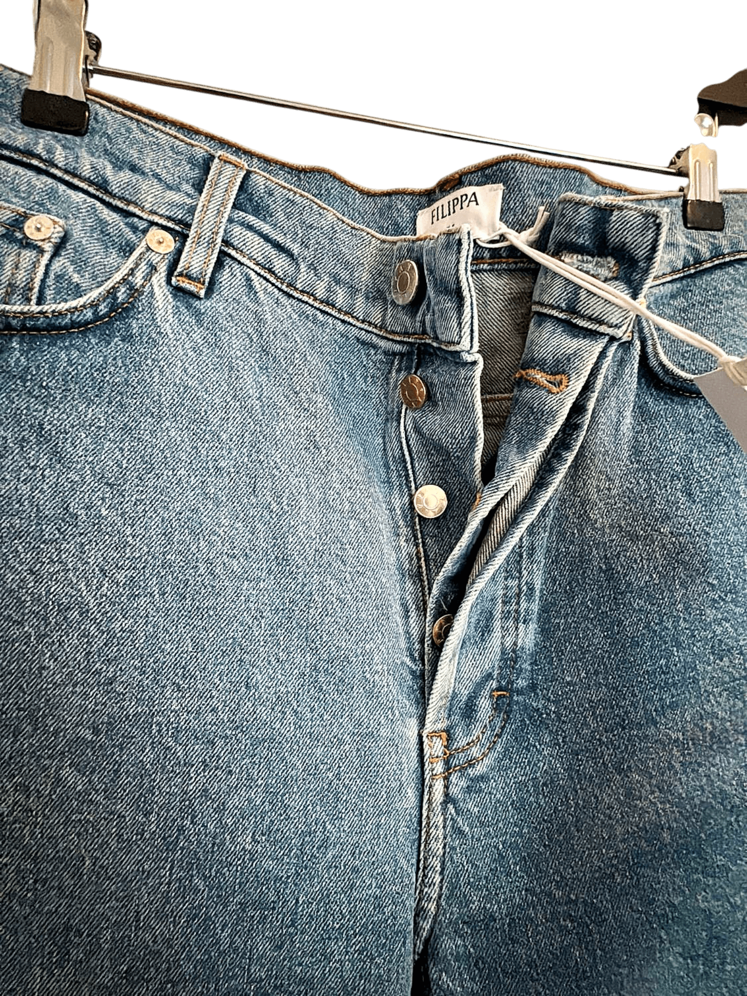 Filippa K Damen Jeans aus Denim - Blau Baggy Style 3