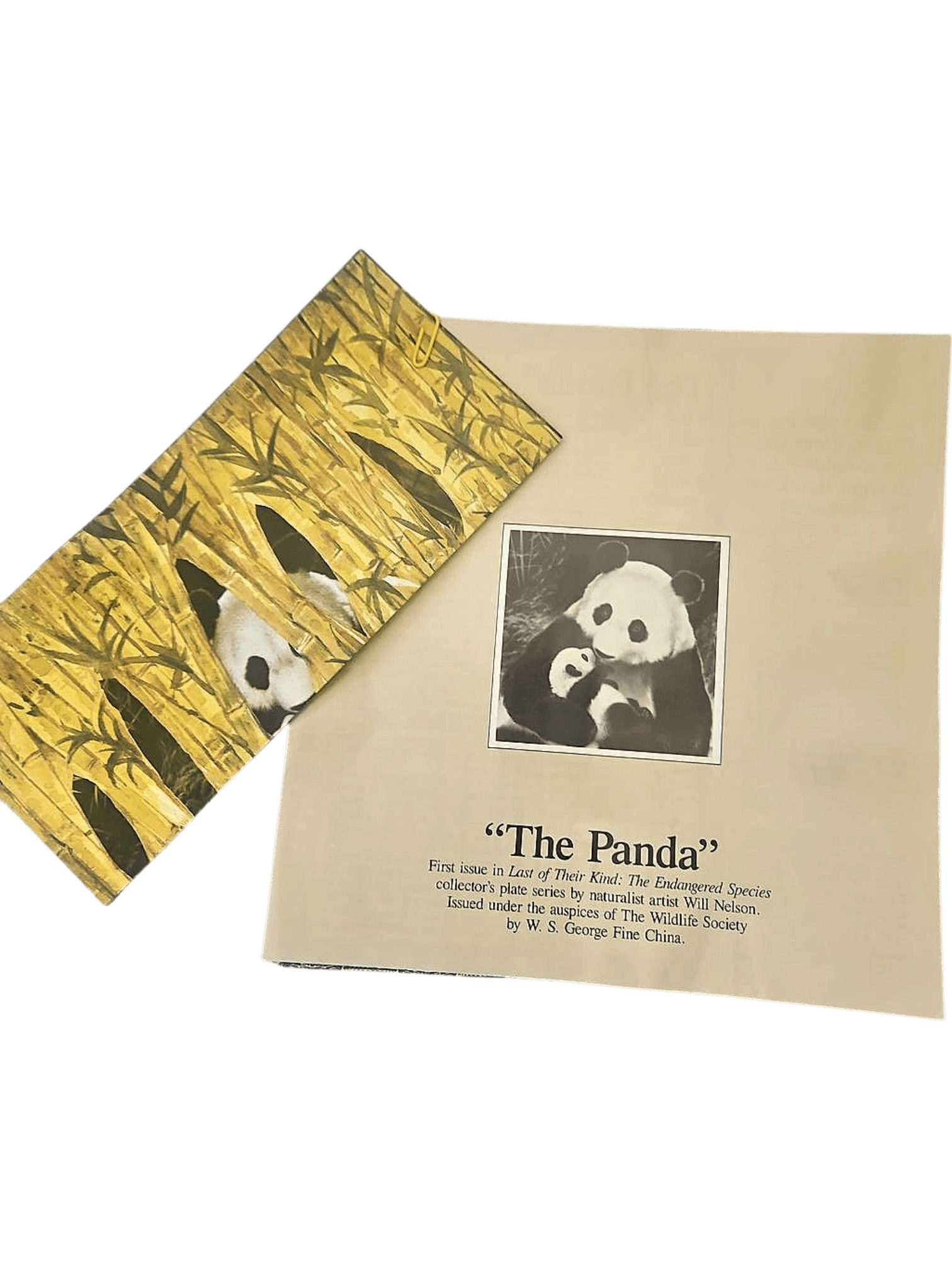 W.S. George 'The Panda' Limited Edition Collector Plate by Will Nelson 4