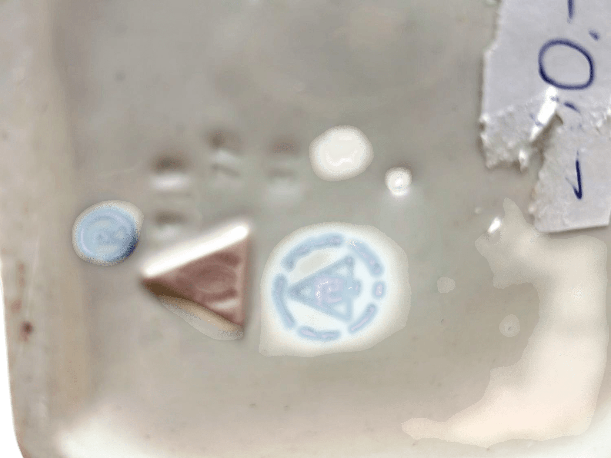 Dekorative Porzellan-Papageienfigur auf Sockel - Blauer Ara Vogel Skulptur 3