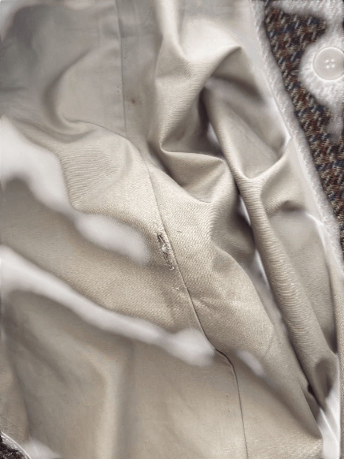 Brown & Grey Houndstooth Wool Blazer 3