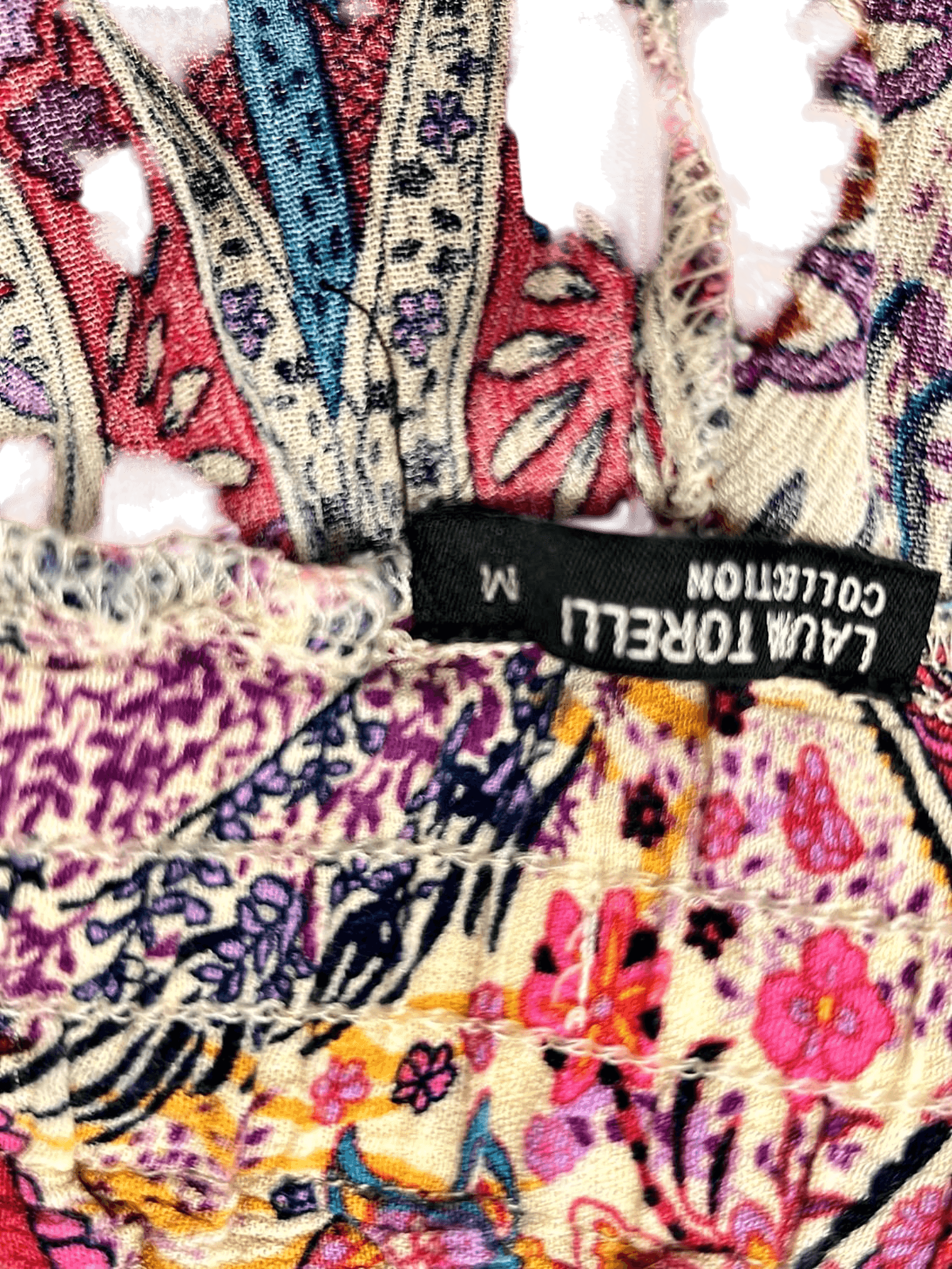 Laura Torelli Collection Paisley-Muster Hose mit Kordelzug 4