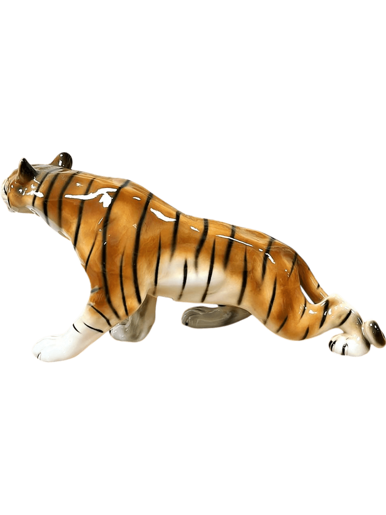 Vintage Porzellan-Tigerfigur - Dekorative Skulptur 2