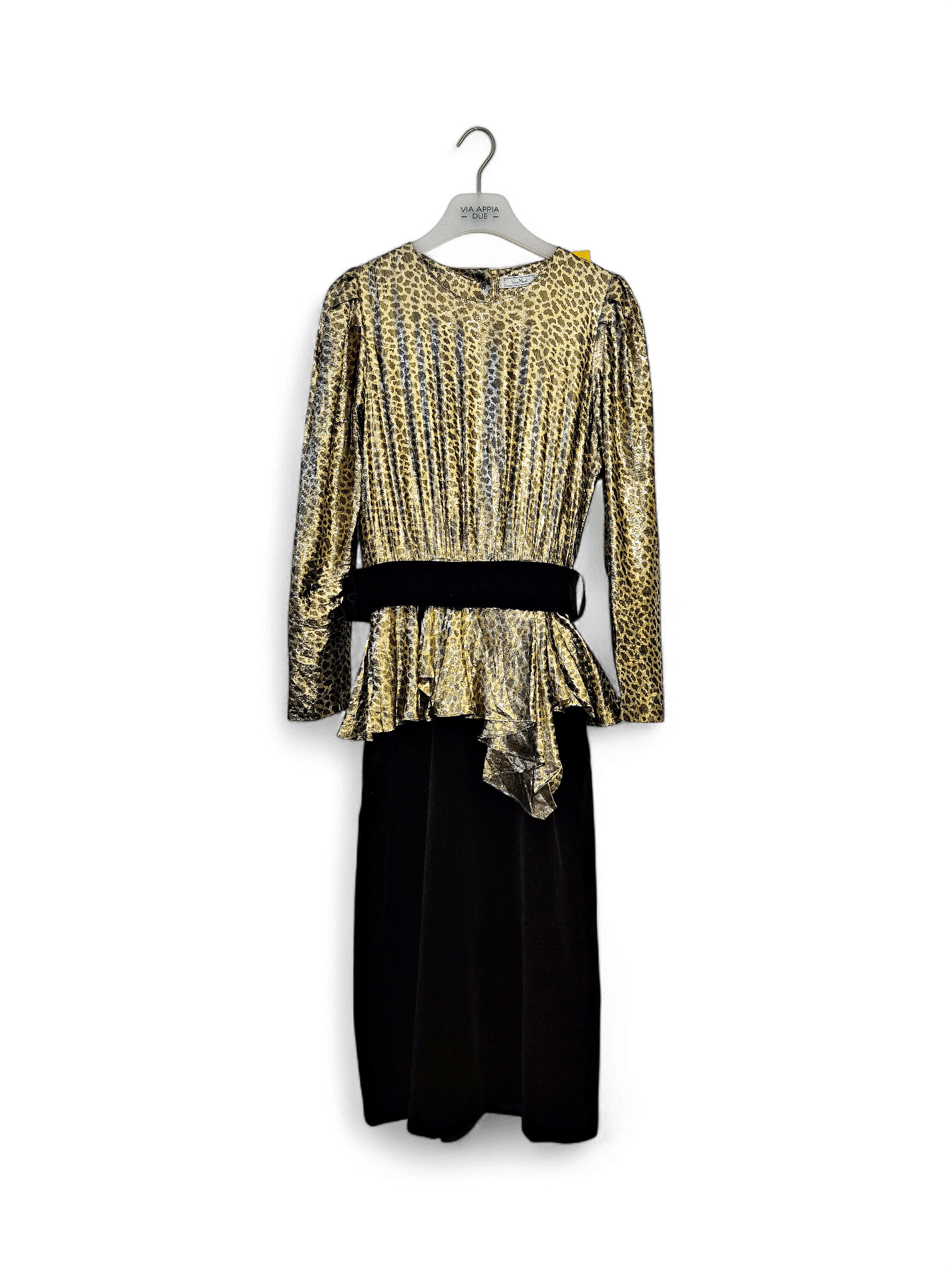 2.Vera Mont Leoparden-Cocktailkleid - Goldenes Paillettenkleid 1