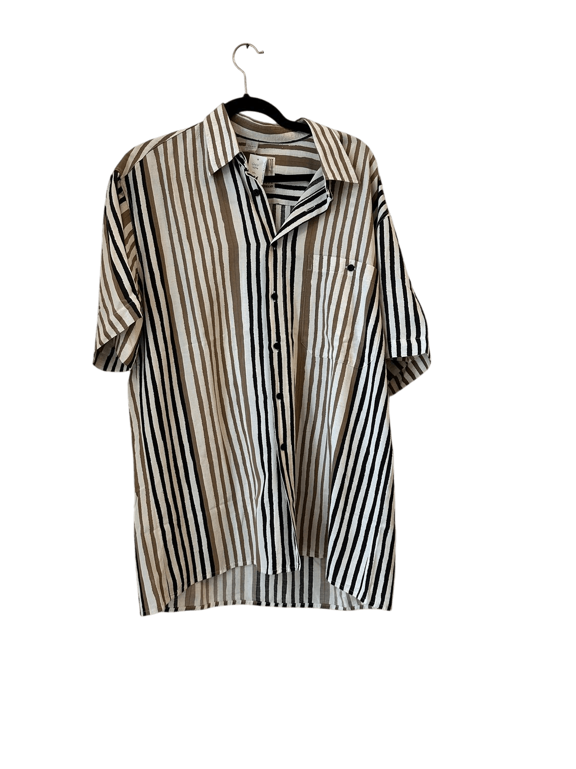 Vintage 90s Luigi Striped Button Down Shirt - Size 50 3