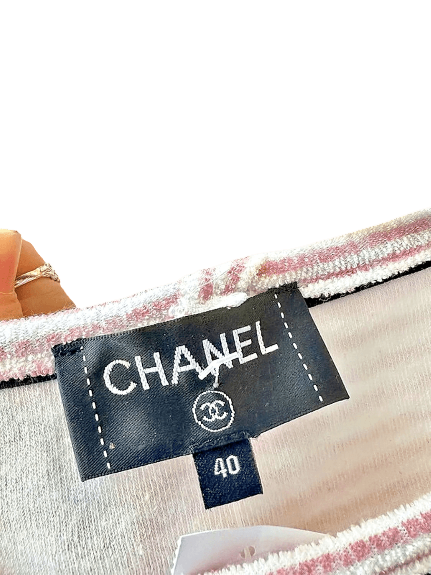 Chanel Striped T-Shirt - Size 40 3