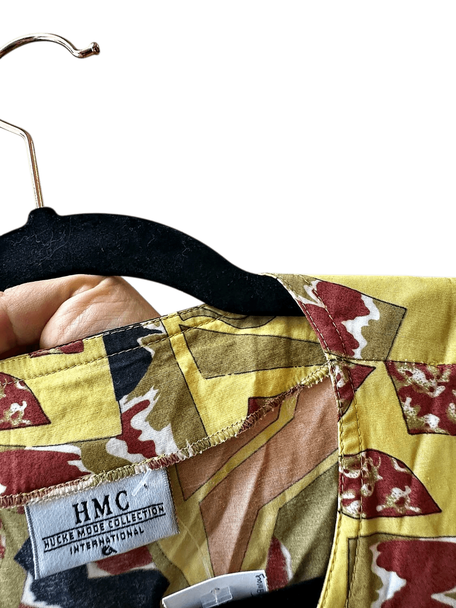 Vintage HMC International Abstract Print Blouse - Size 16 - West-Germany 3