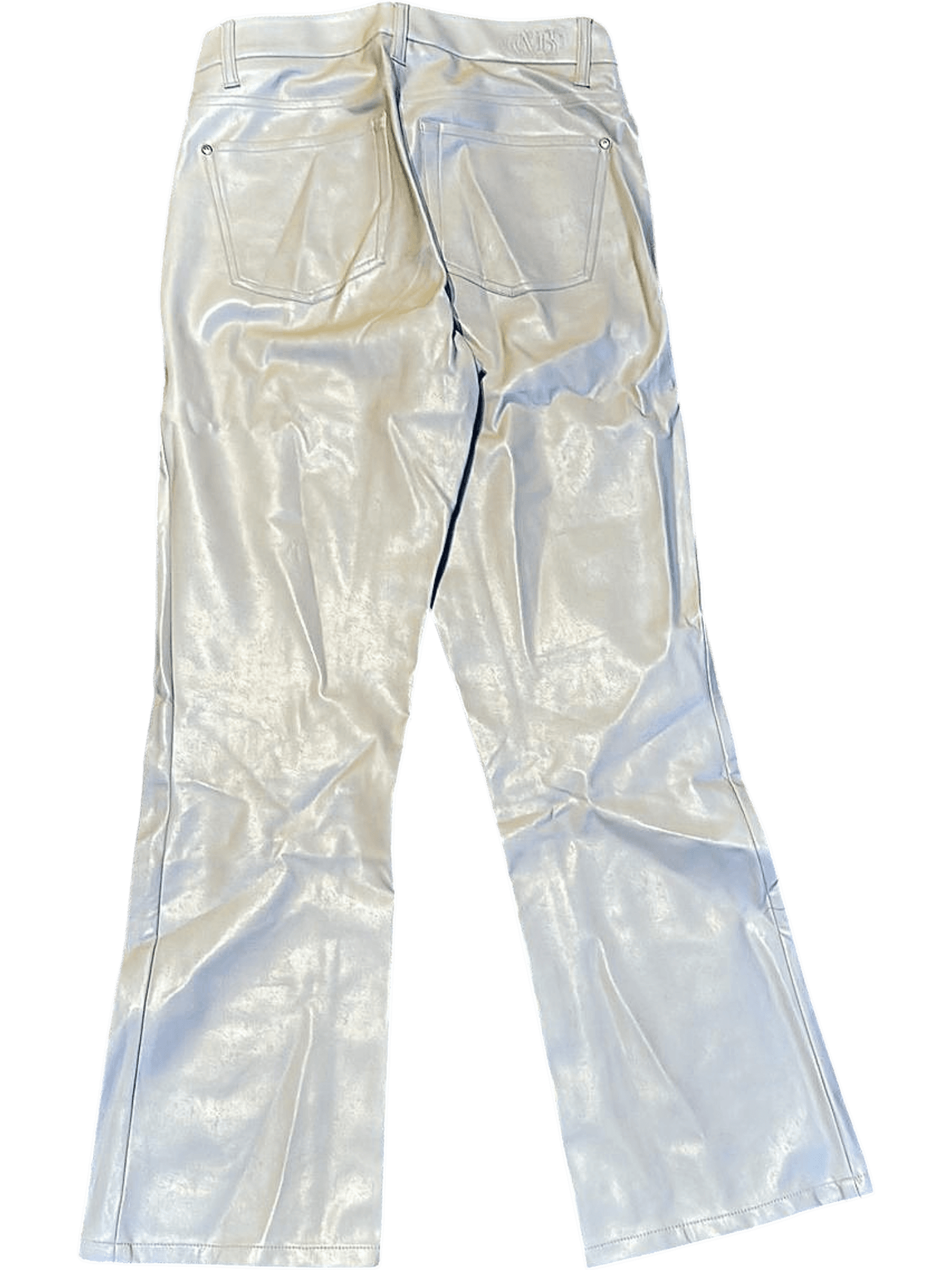 CAMBIO Beige Kunstleder Hose - Elegante Damen Lederhose 4