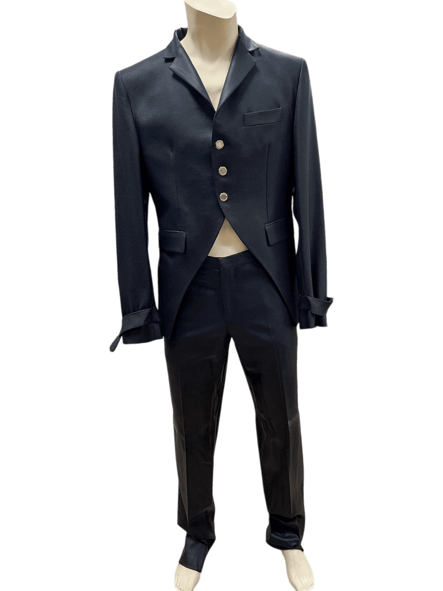 Eleganter schwarzer Herren-Frack - Formelle Abendgarderobe 1