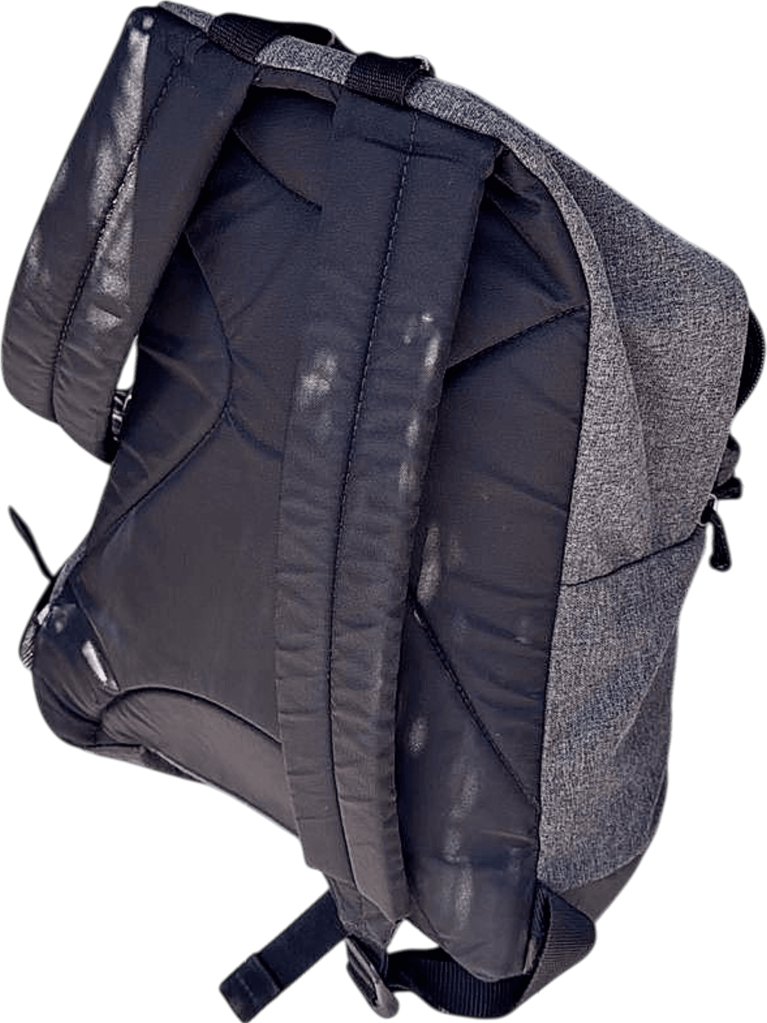 Grau-schwarzer Rucksack für Alltag und Reisen 2